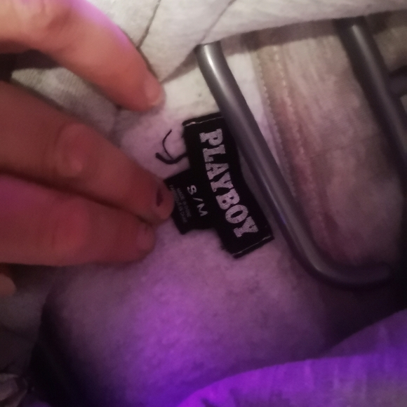 Women's playboy zipup hoodie - Picture 2 of 4